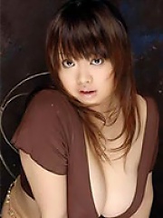 Horny Japanese avidol Momo Aizawa is posing for the camera