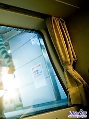 Namiki is a horny model who gets off showing her hot tits and hairy pussy